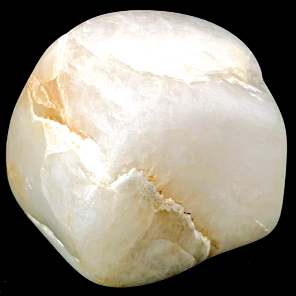 Polished White Milky Quartz Rock 1 1/4" x 1 3/4" | Natural Pennsylvania Crystal